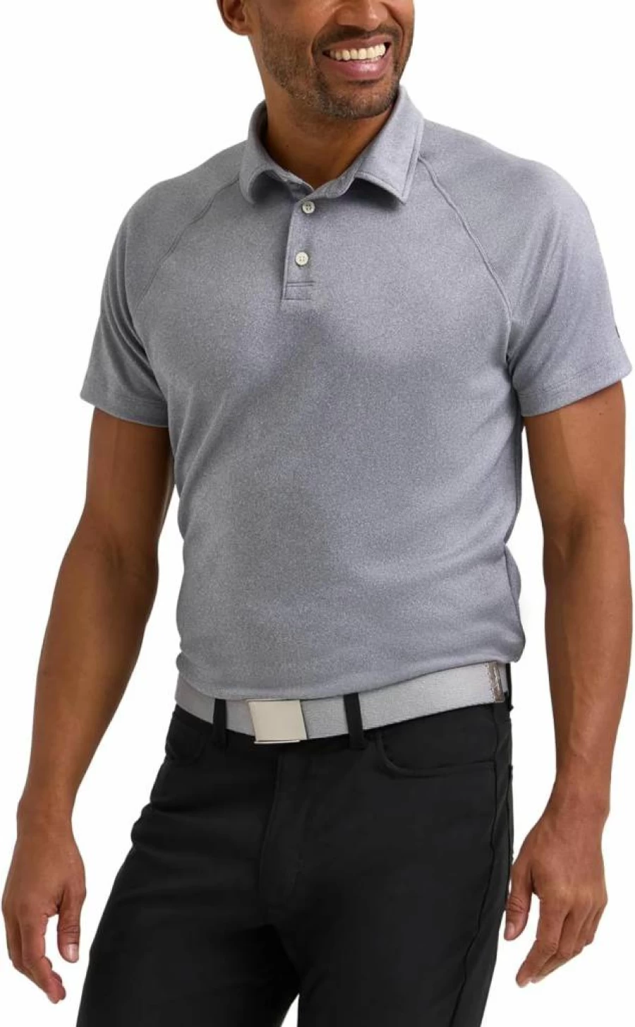 Lee Men's Performance Golf Polo Shirt - Moisture Wicking Short Sleeve Tee for Sports & Casual Wear