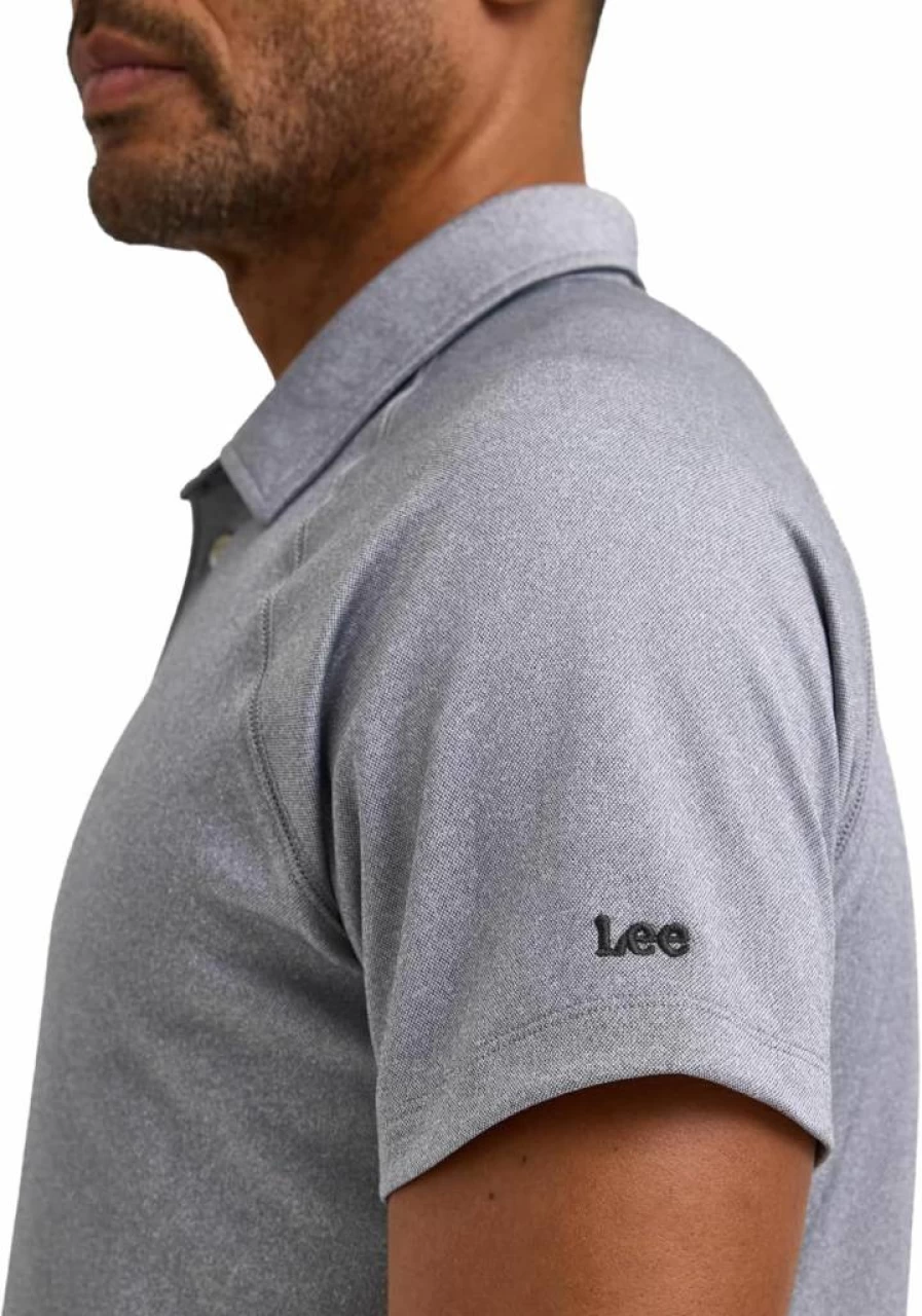 Lee Men's Performance Golf Polo Shirt - Moisture Wicking Short Sleeve Tee for Sports & Casual Wear