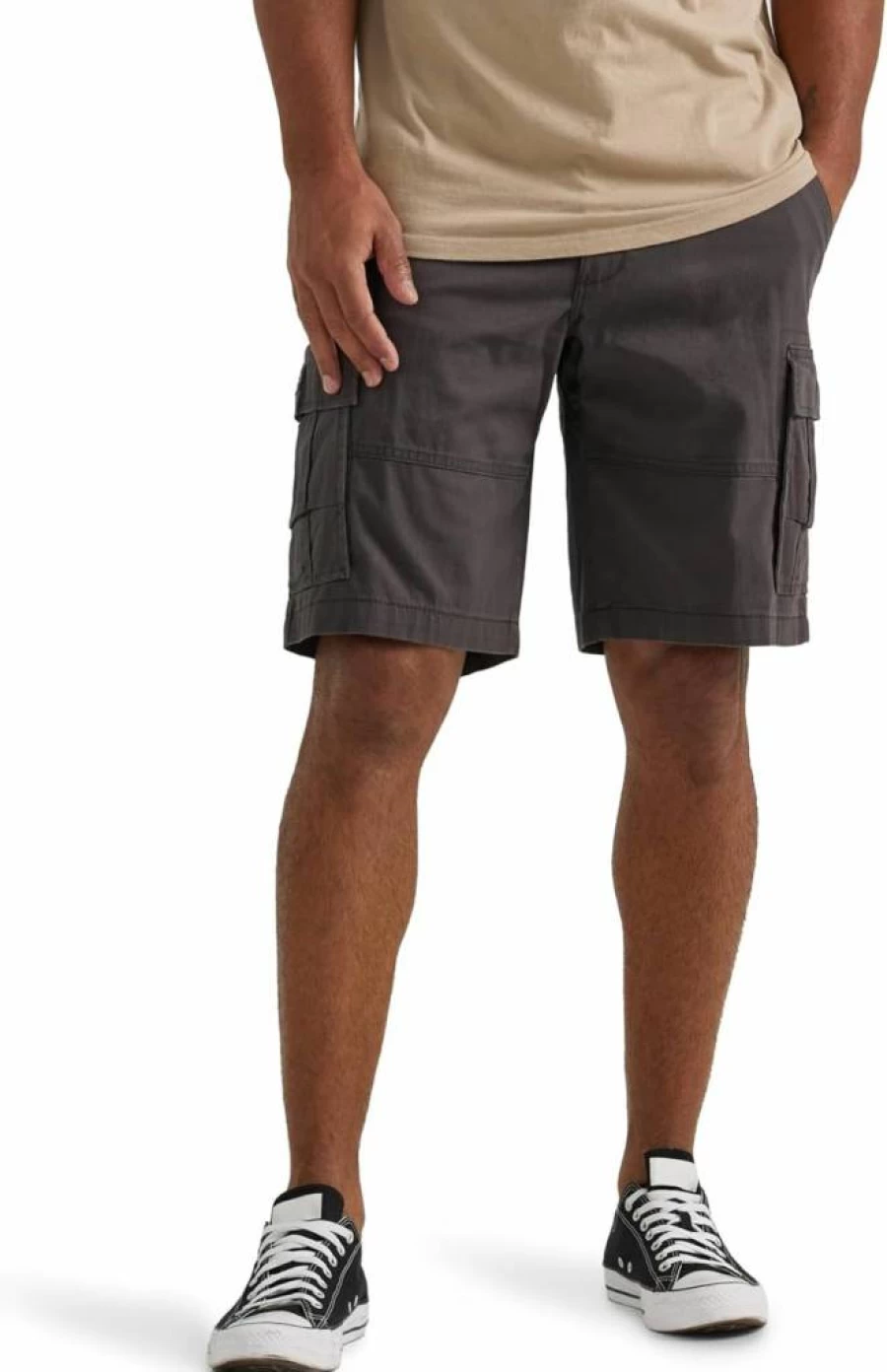 Lee Men's Extreme Motion Relaxed Fit Cargo Shorts with Multiple Pockets