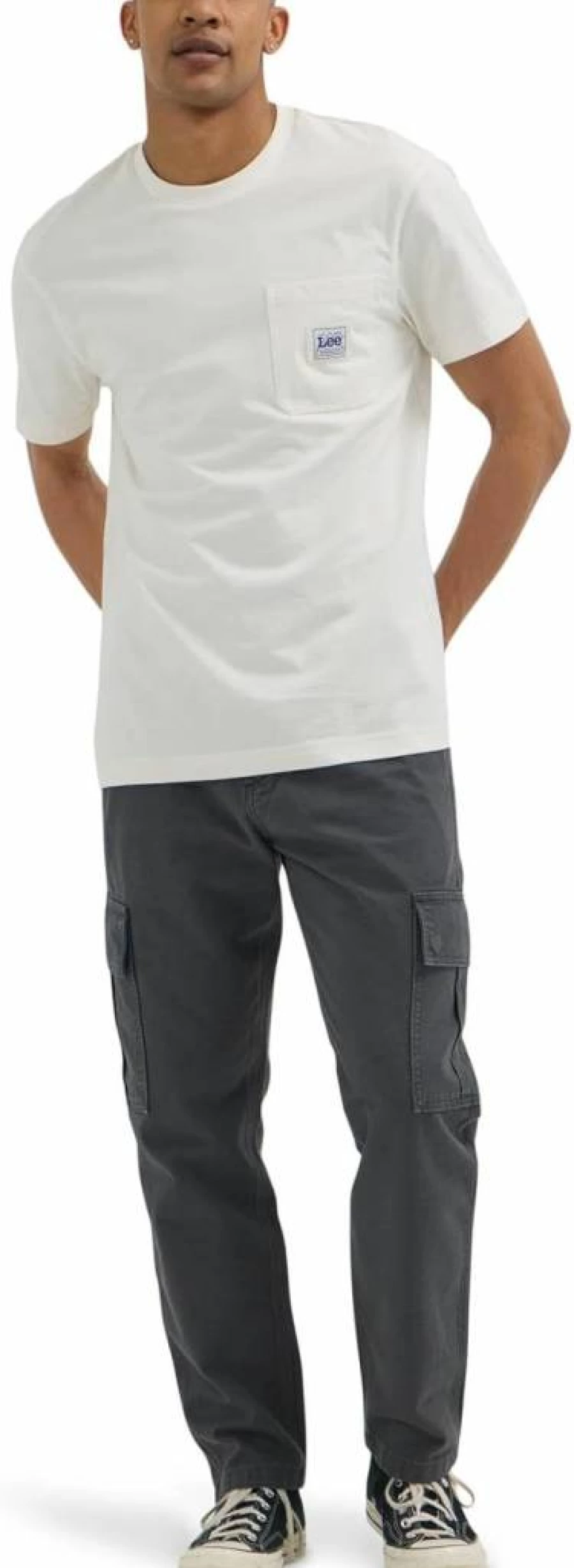 Lee Men's Classic Workwear Short Sleeve T-Shirt - Durable Casual Crewneck Tee for Men