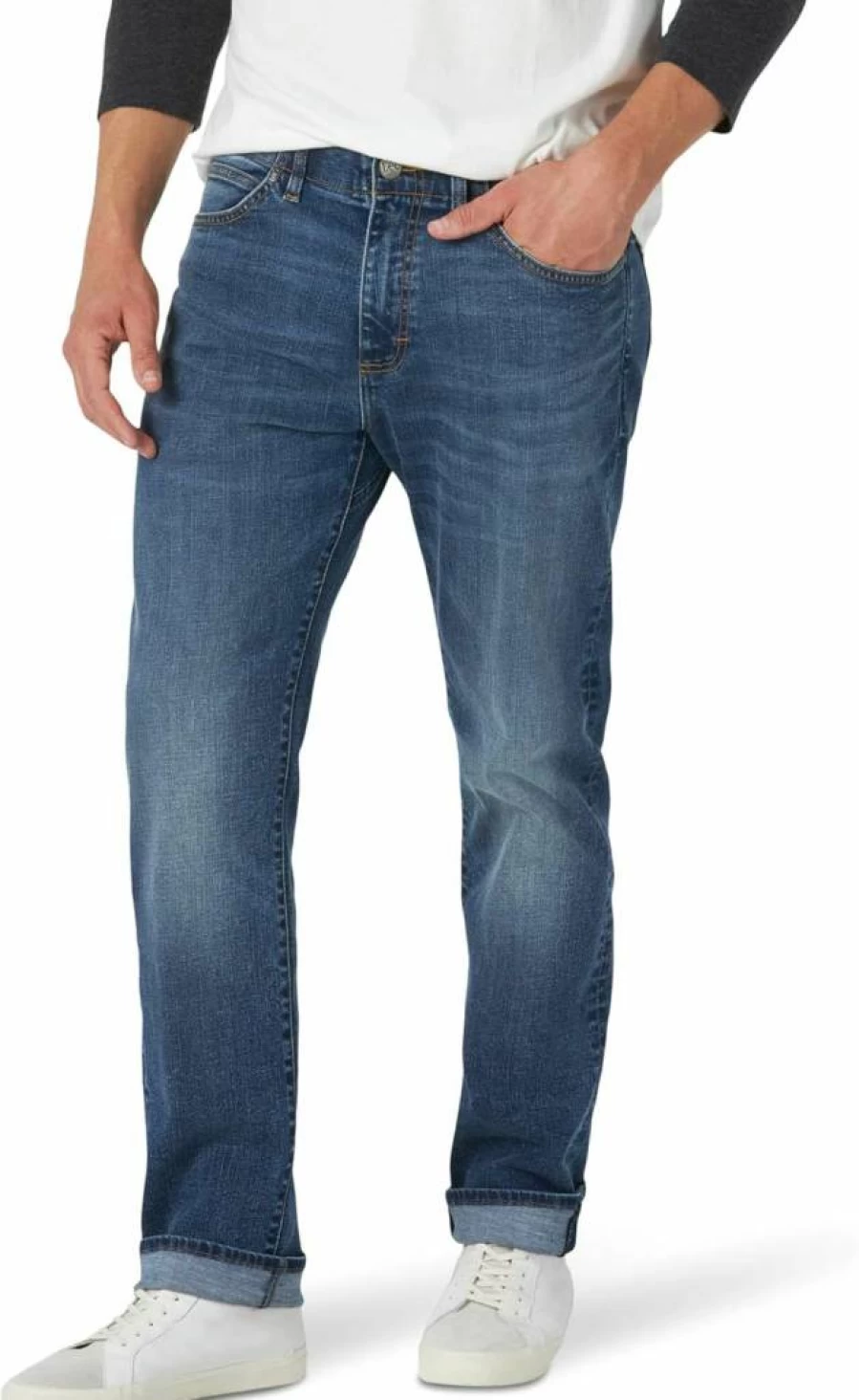 Lee Men's Extreme Motion Flexible Tapered Jeans for Active Lifestyles