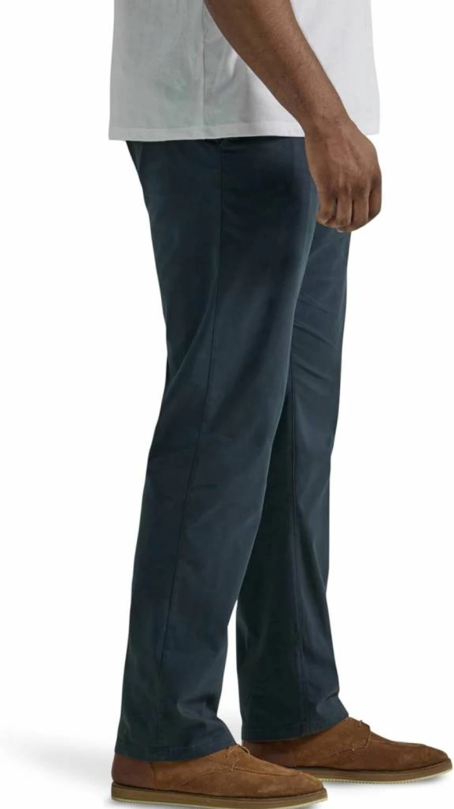 Lee Men's Big & Tall Straight Fit Comfort Stretch Flat Front Pants for Easy Motion