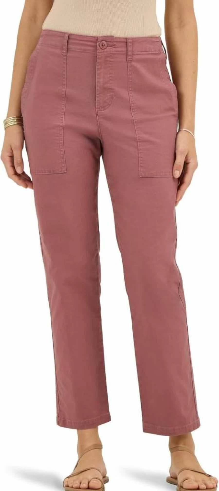 Lee Women's Utility Crop Pants - 26" Inseam, Comfort Fit, Stylish & Durable