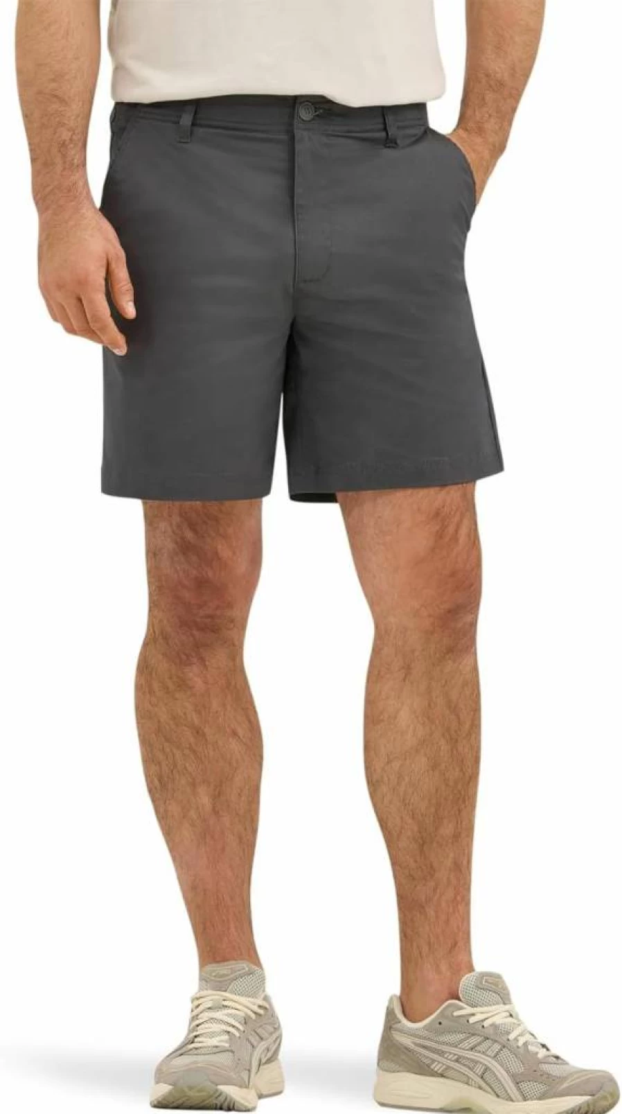 Lee Men's Extreme Motion 7-Inch Flat Front Stretch Shorts for Active Comfort