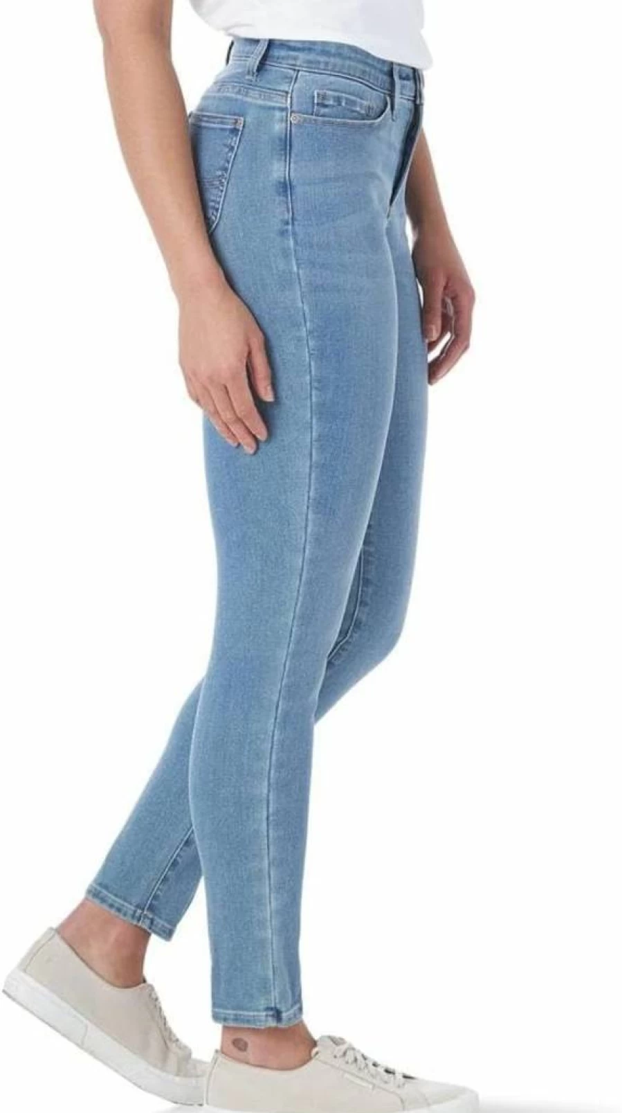 Lee Women's Slim Fit Skinny Jeans - High Waist Stretch Denim Pants for Tummy Control & Comfort