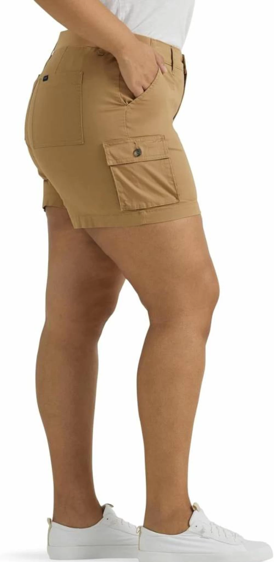 Lee Women's Plus Size Flex-To-Go Cargo Shorts - Ultra Lux Comfort Stretch Fabric