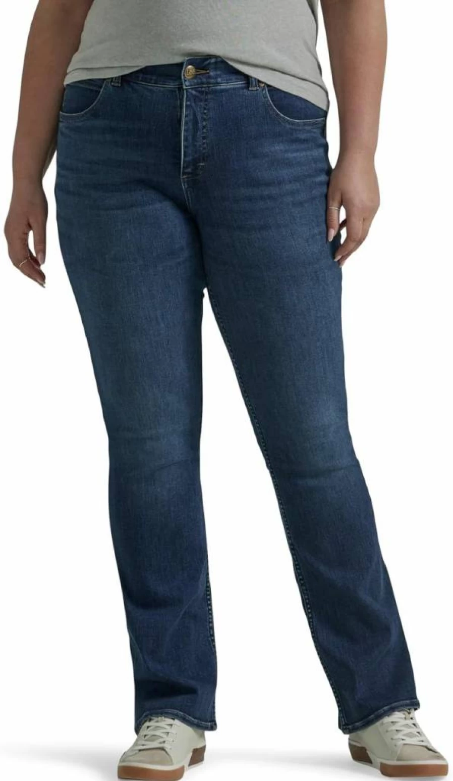 Lee Women's Plus Size Bootcut Jeans - Ultra Lux Comfort & Flex Motion Fit