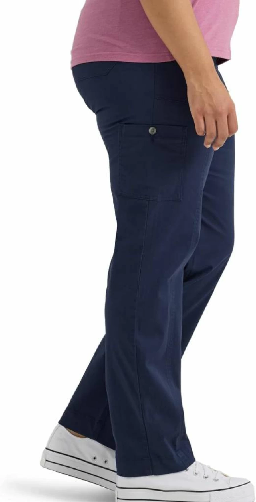Lee Women's Plus Size Utility Pants with Flex-To-Go Comfort & Ultra Lux Fit