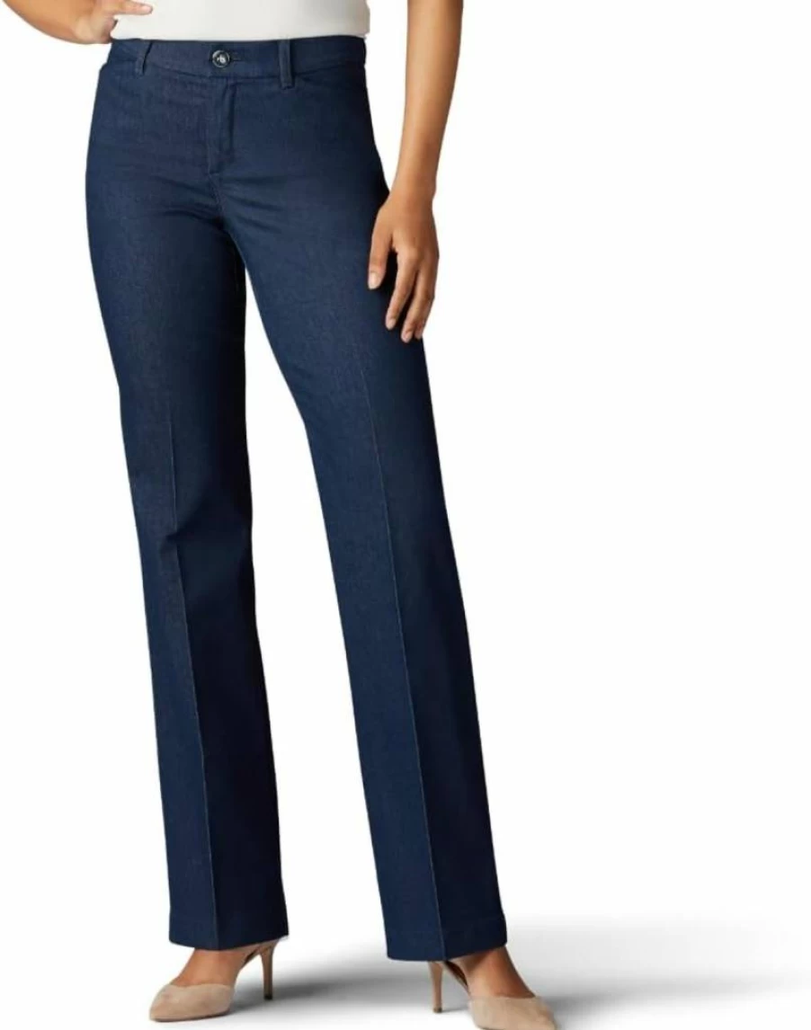 Lee Women's Ultra Lux Comfort Flex Motion Trousers - Stretch Pants for Easy Movement