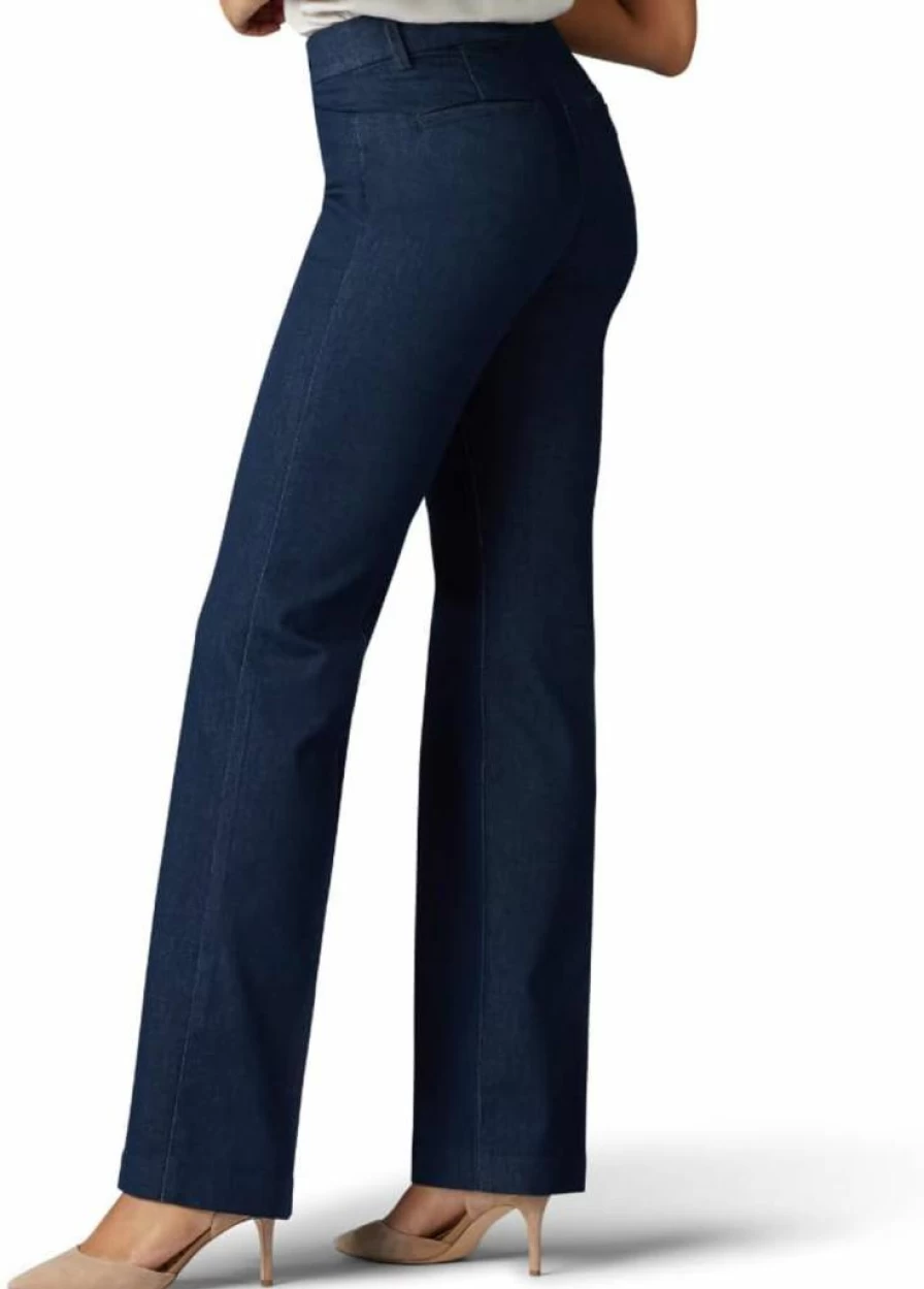 Lee Women's Ultra Lux Comfort Flex Motion Trousers - Stretch Pants for Easy Movement