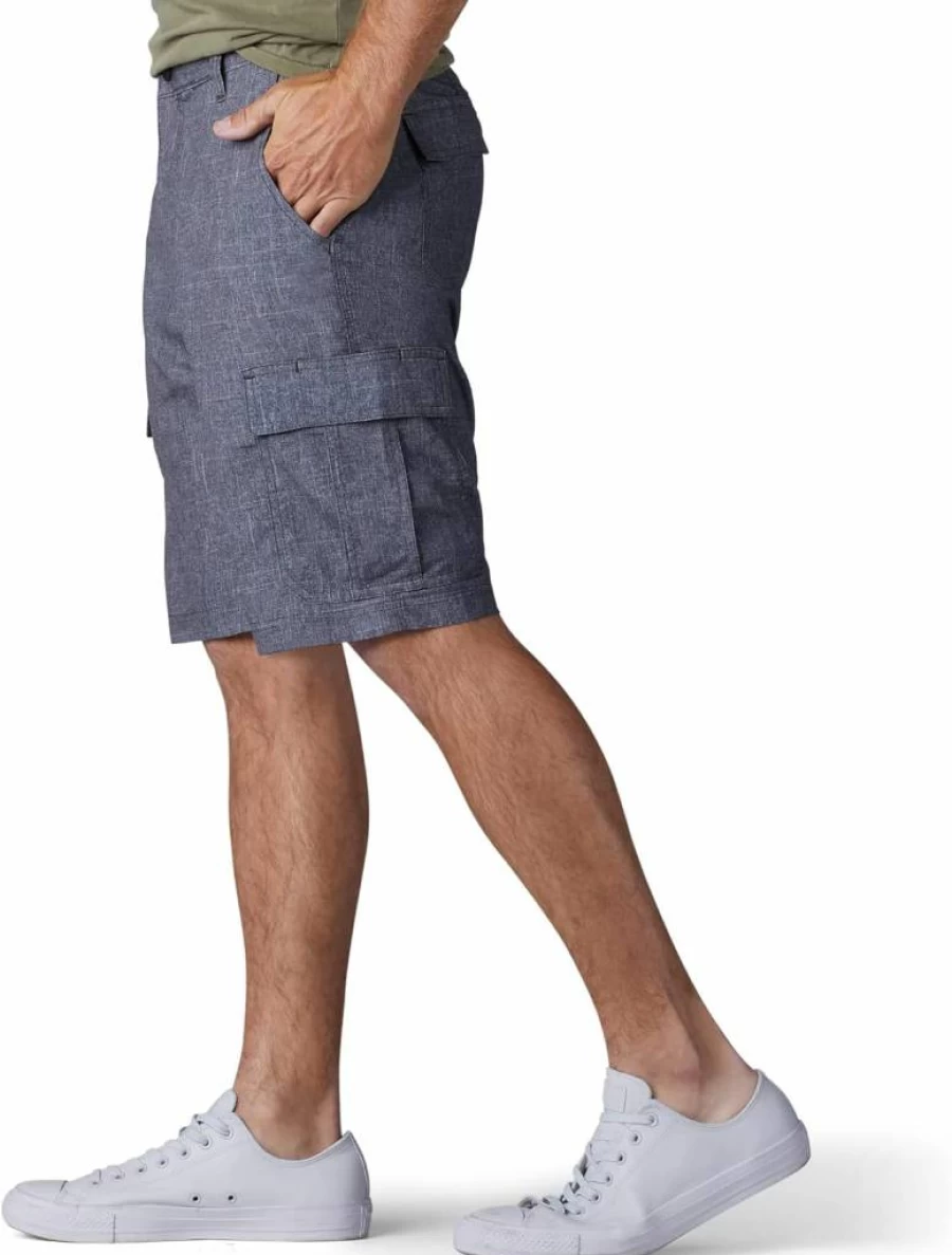 Lee Men's Big & Tall Cargo Shorts - Durable Performance Work Shorts for Men