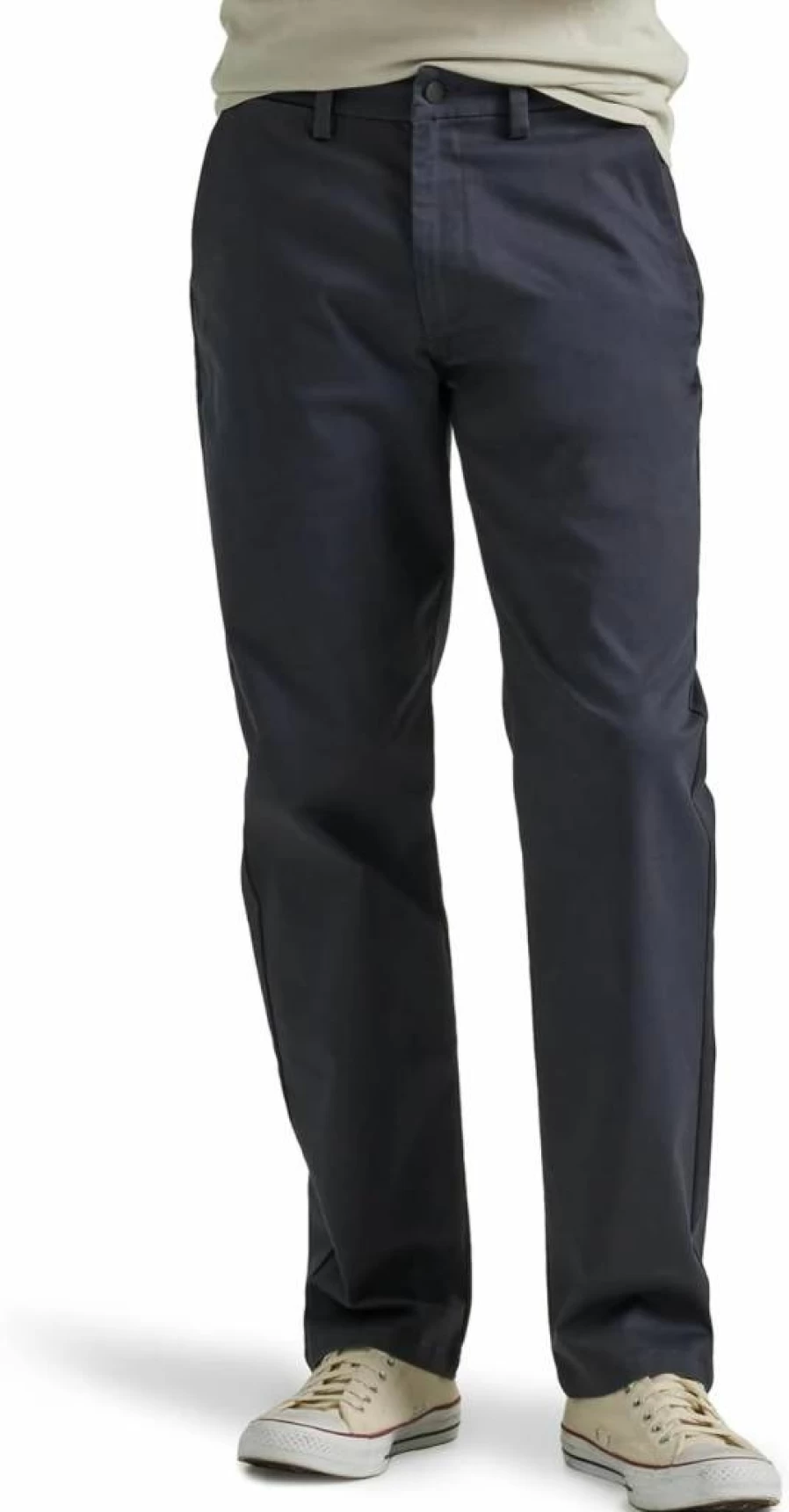 Lee Men's Relaxed Straight Fit Flat Front Casual Pants