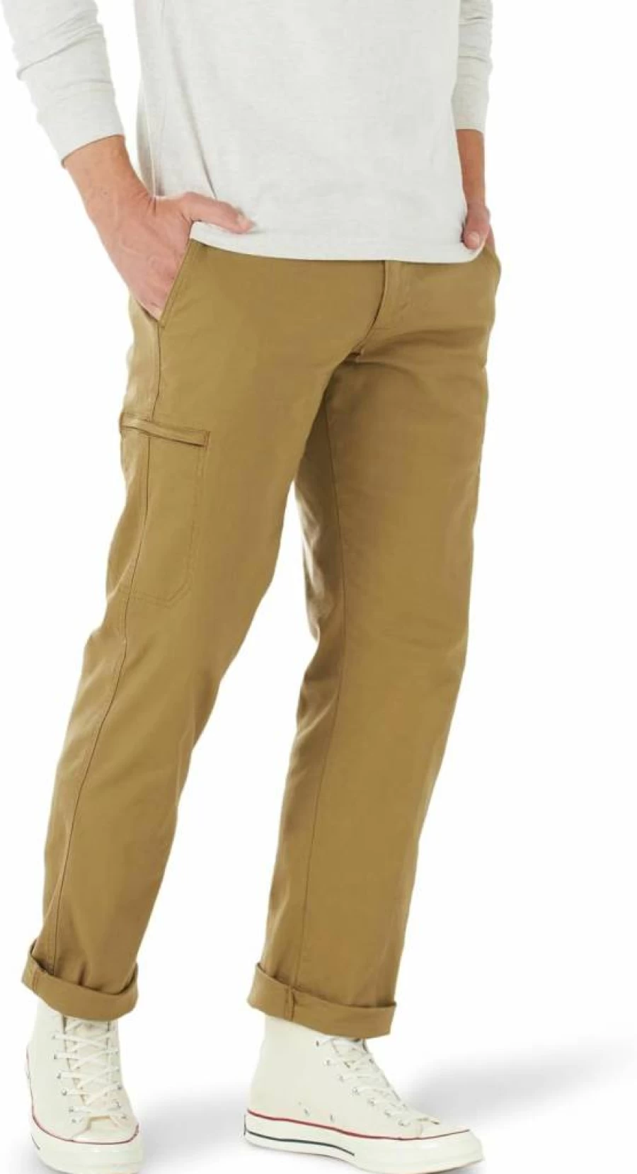 Lee Men's Extreme Motion Flexible Canvas Cargo Pants - Durable & Comfortable Workwear