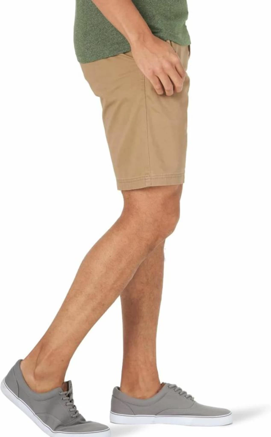 Lee Men's Extreme Motion Flat Front Stretch Comfort Shorts for Active Wear