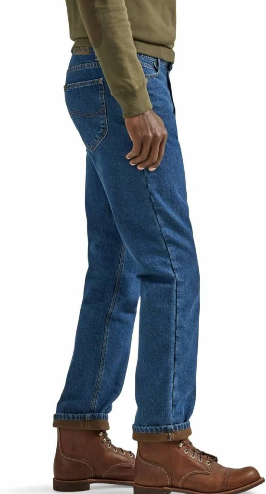 Lee Men's Relaxed Straight Fit Jeans - Classic Comfort Denim Pants for Casual Wear