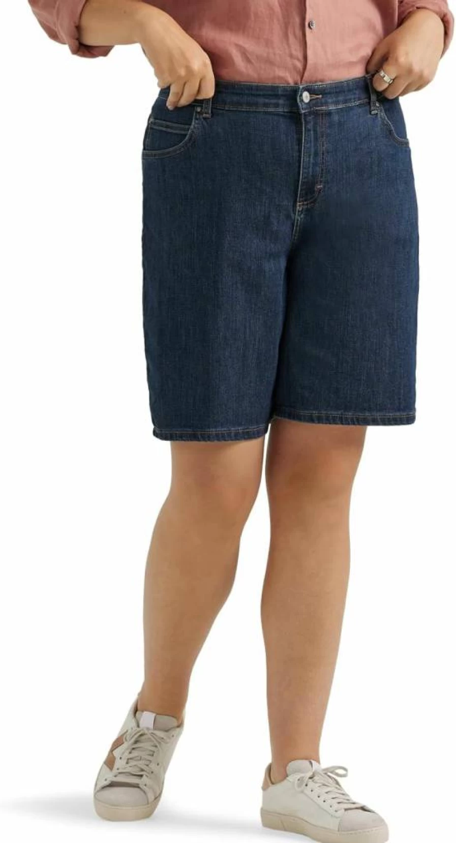 Lee Women's Plus Size Bermuda Shorts - Relaxed Fit Comfort & Style