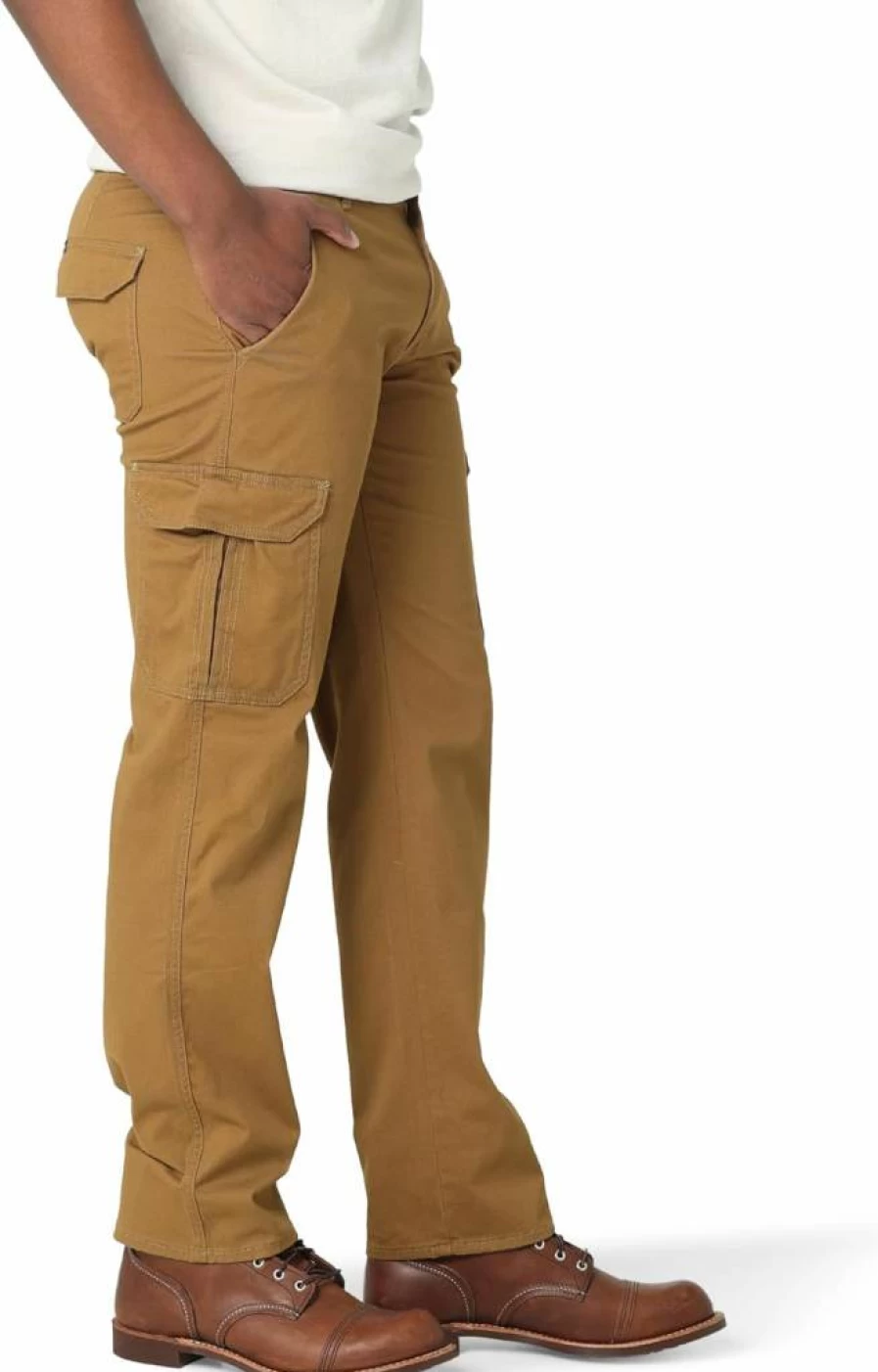 Lee Men's Extreme Motion Flexible Twill Cargo Pants - Comfortable & Durable Outdoor Workwear
