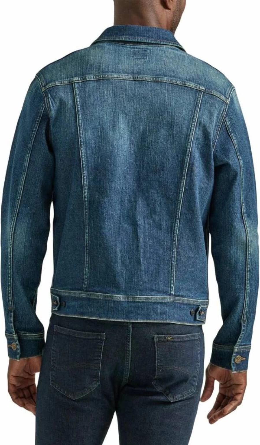 Lee Men's Extreme Motion Rider Jacket - Durable Denim Motorcycle Jacket for Men
