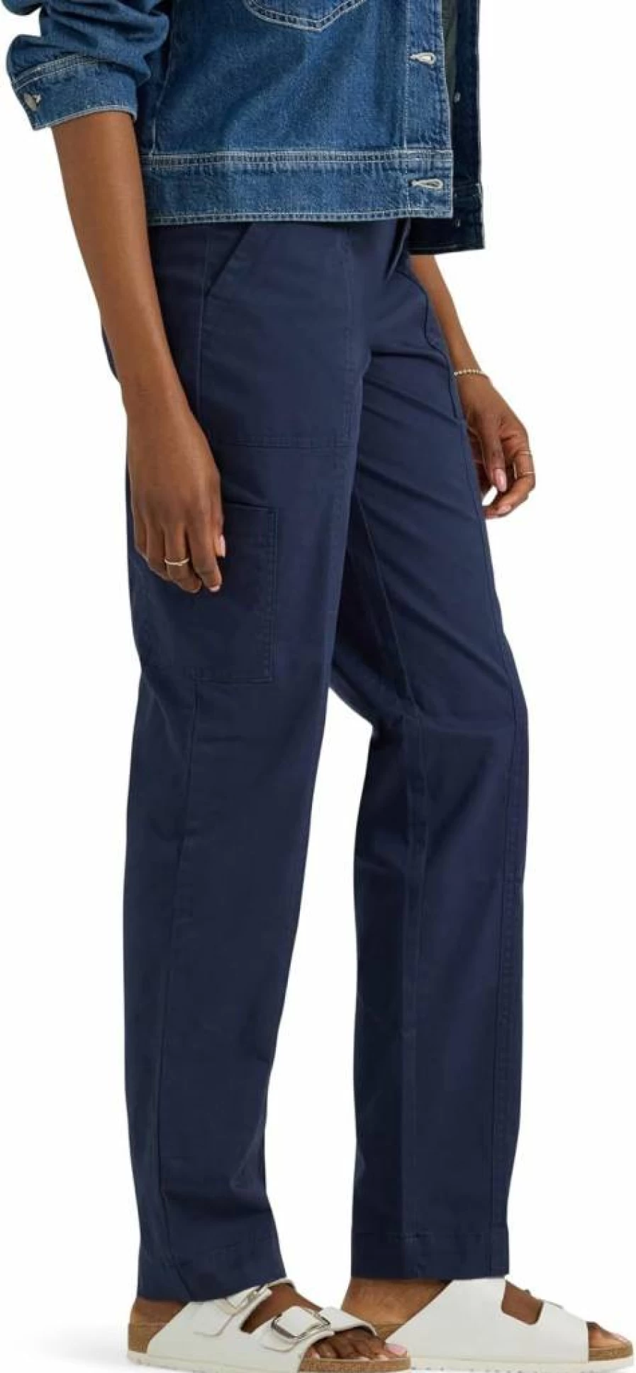 Lee Women's Ultra Lux Comfort Flex Utility Pants - Stretch Travel & Work Pants