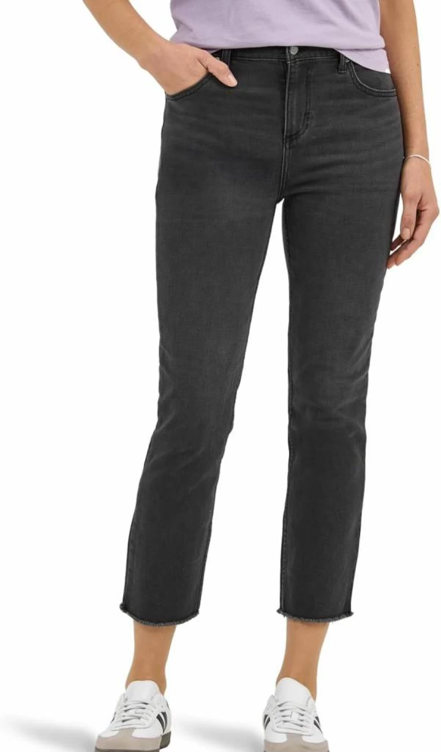 Lee Women's Legendary 23 Capri Jeans - Classic Fit Stretch Denim Pants