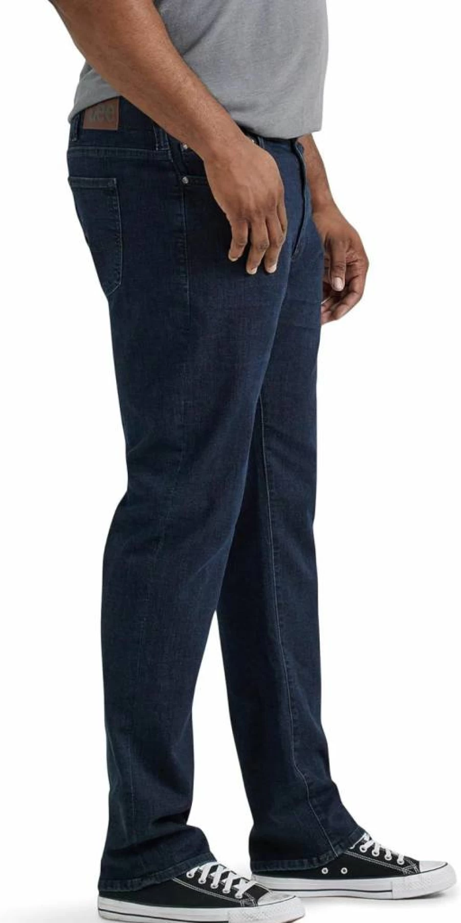 Lee Men's Big & Tall Extreme Motion Athletic Taper Stretch Jean for Active Comfort
