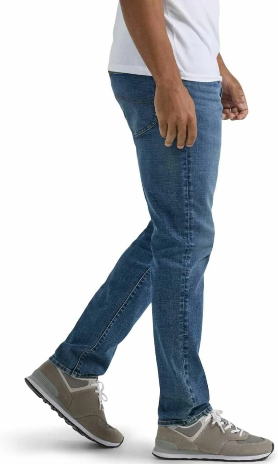 Lee Men's Extreme Motion Regular Fit Tapered Leg Jeans for Comfort & Flexibility