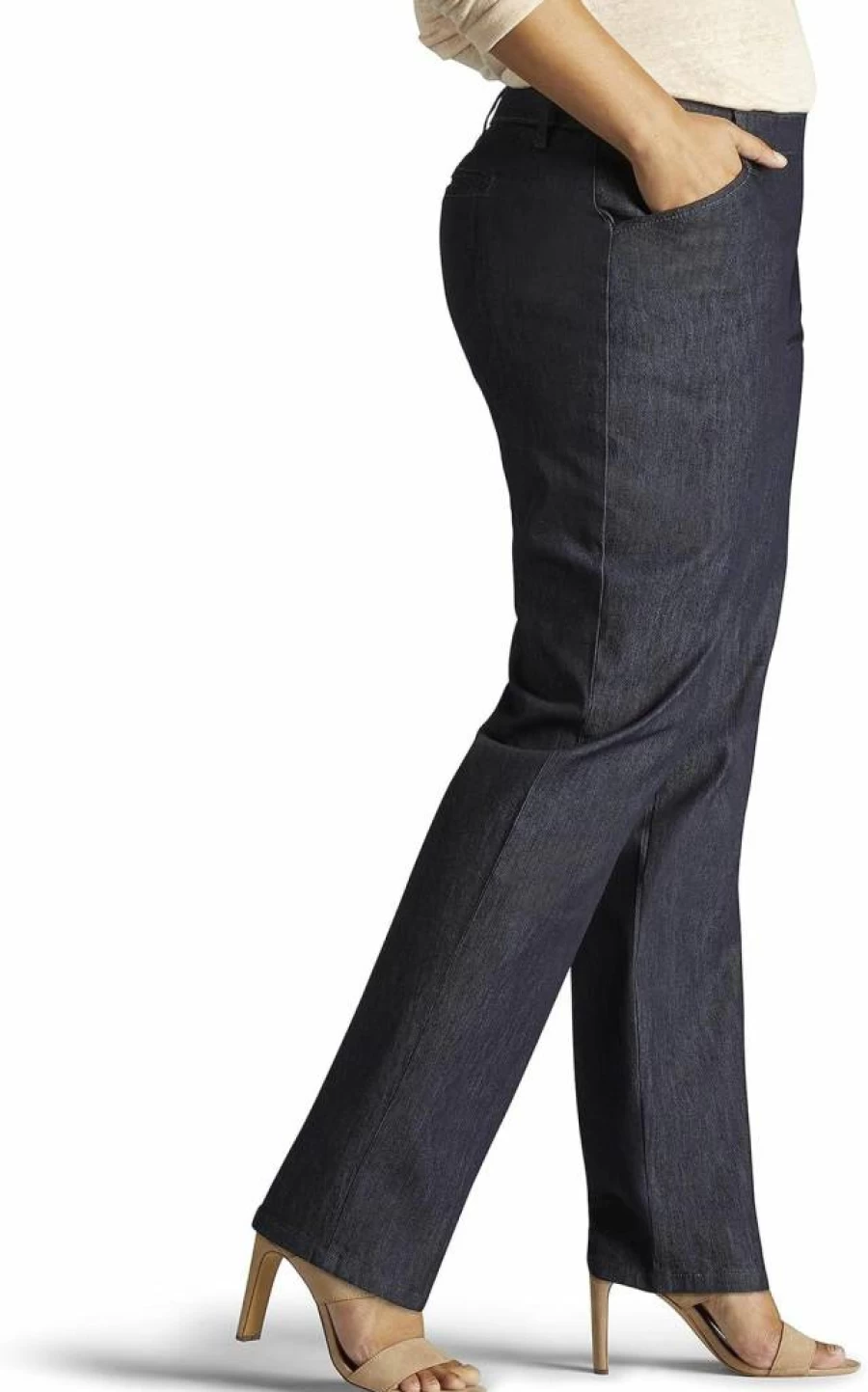 Lee Women's Plus Size Straight Leg Jeans - Relaxed Fit Comfort All Day