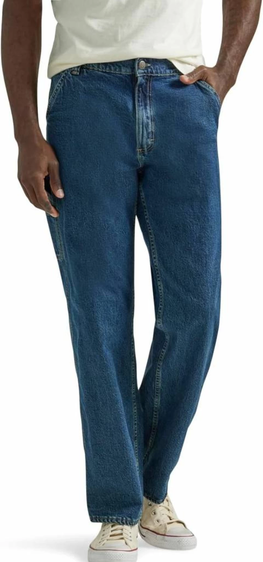 Lee Men's Carpenter Jeans - Durable Workwear & Classic Fit for Comfort