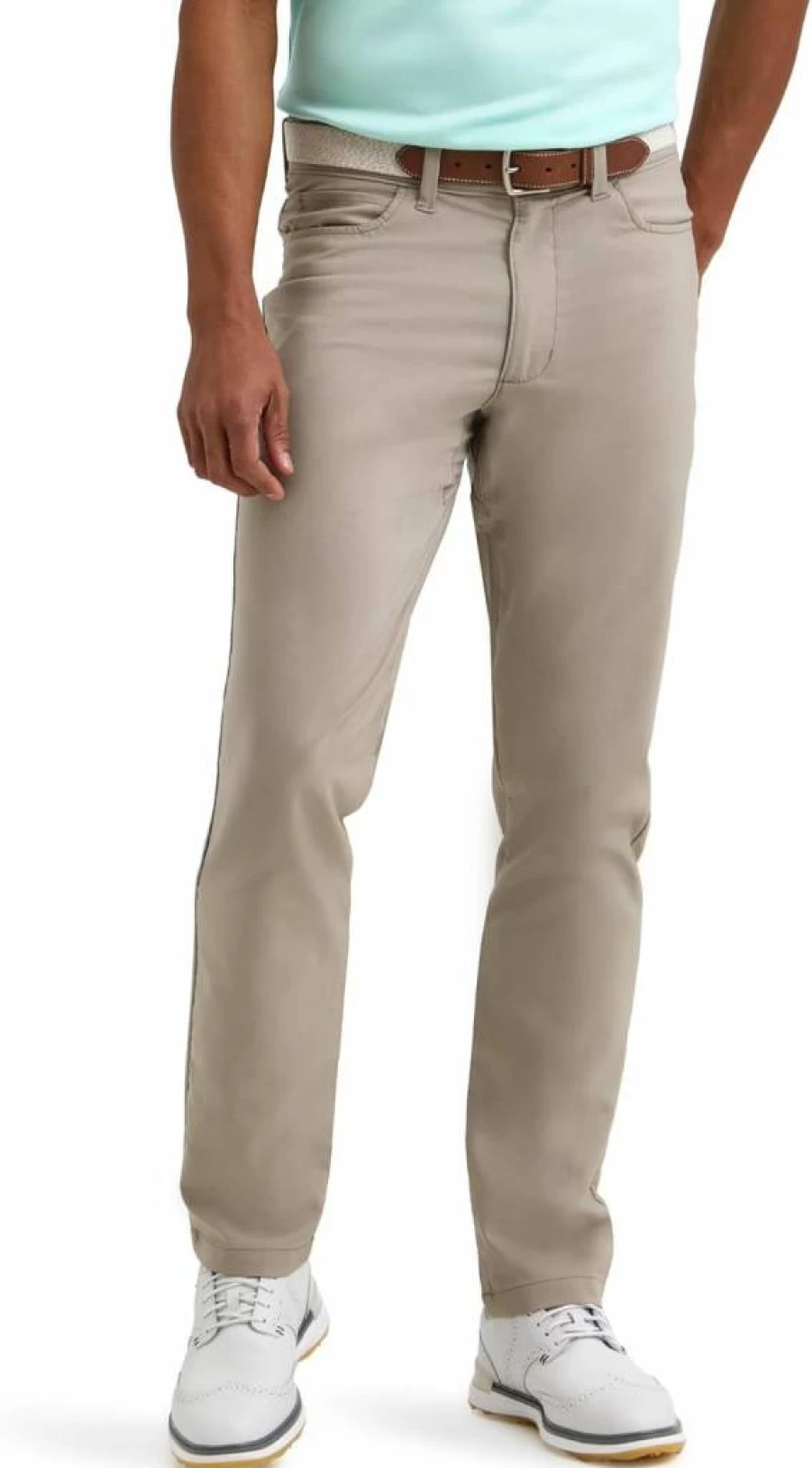 Lee Men's Golf 5-Pocket Synthetic Performance Long Pants for Comfort & Mobility