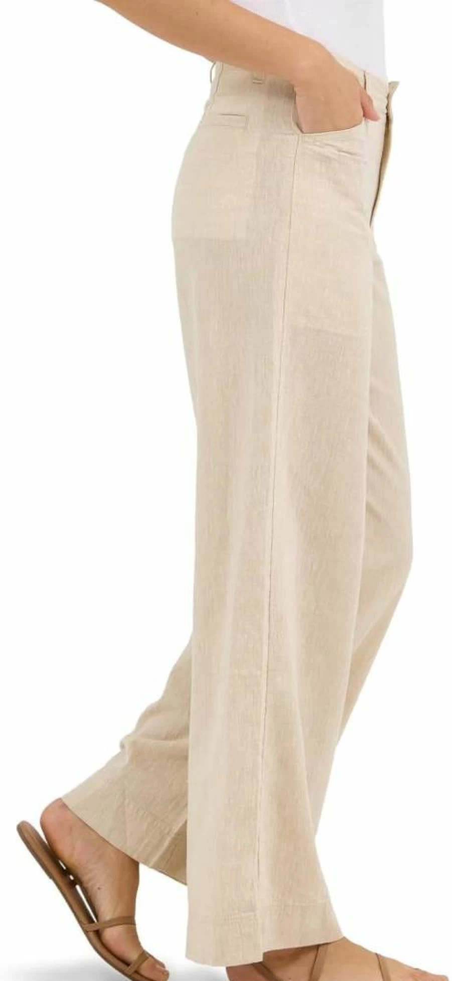 Lee Women's Legendary Relaxed Fit Drapey Trousers - Comfortable High-Waisted Casual Pants
