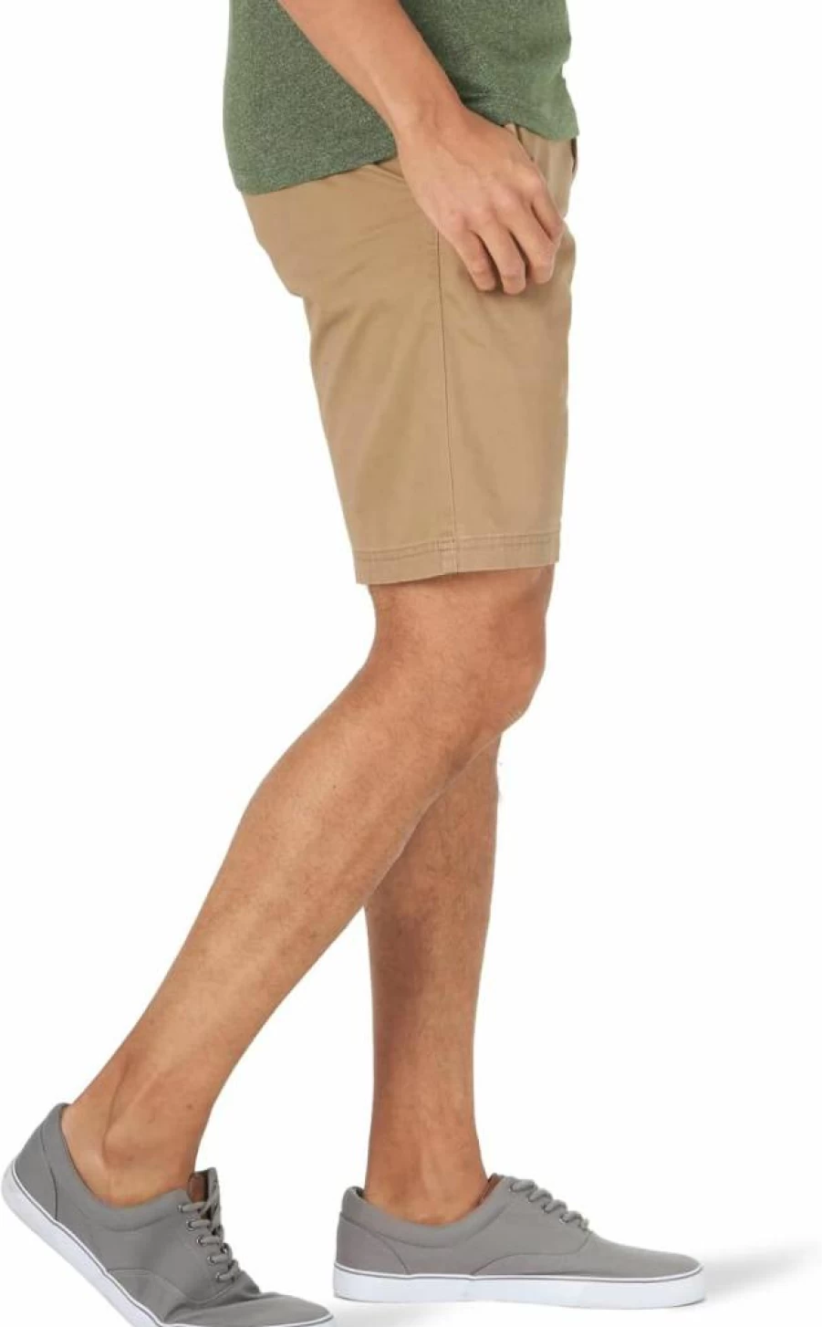 Lee Men's Extreme Motion Flat Front Stretch Comfort Shorts for Active Wear