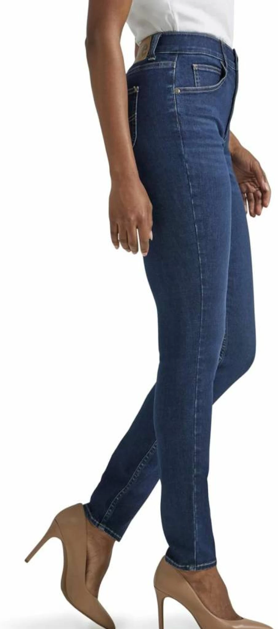 Lee Women's High Rise Skinny Jeans with Flex Motion for Ultra Comfort & Luxe Fit