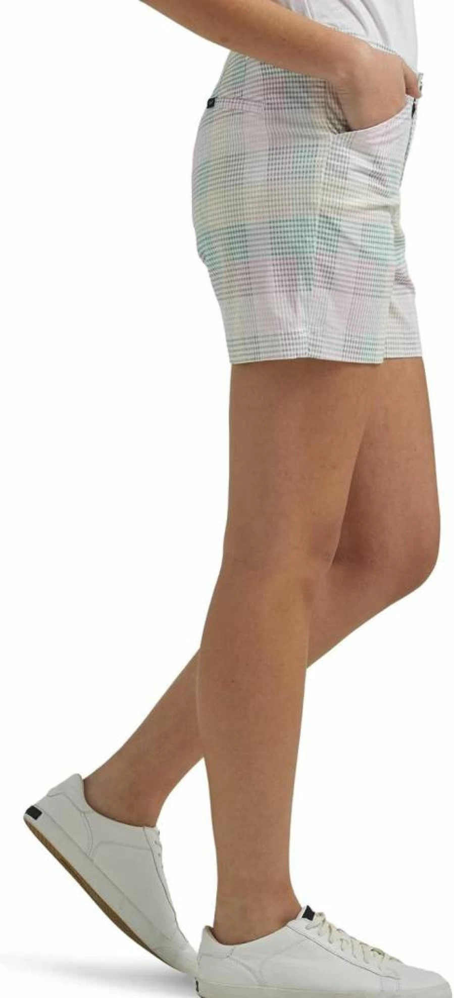 Lee Women's Classic 5-Inch Chino Shorts | Comfort Fit Stretch Twill Casual Shorts