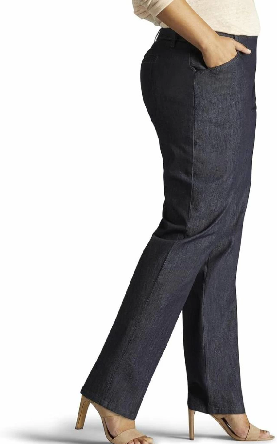 Lee Women's Plus Size Straight Leg Jeans - Relaxed Fit Comfort All Day
