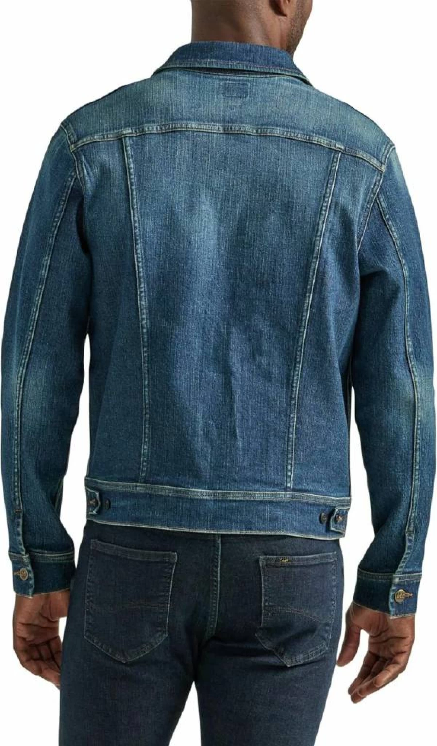 Lee Men's Extreme Motion Rider Jacket - Durable Denim Motorcycle Jacket for Men