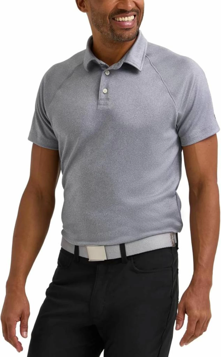 Lee Men's Performance Golf Polo Shirt - Moisture-Wicking Short Sleeve Top for Men