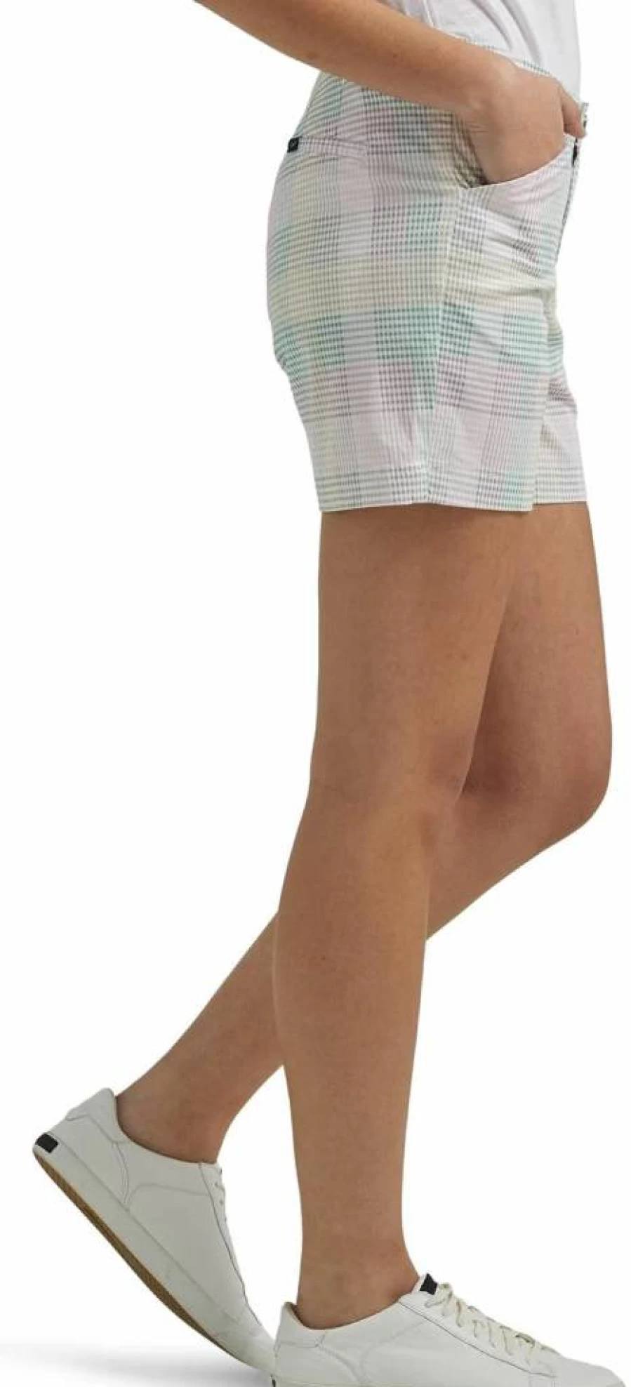 Lee Women's Classic 5-Inch Chino Shorts | Comfort Fit Stretch Twill | Casual Summer Style