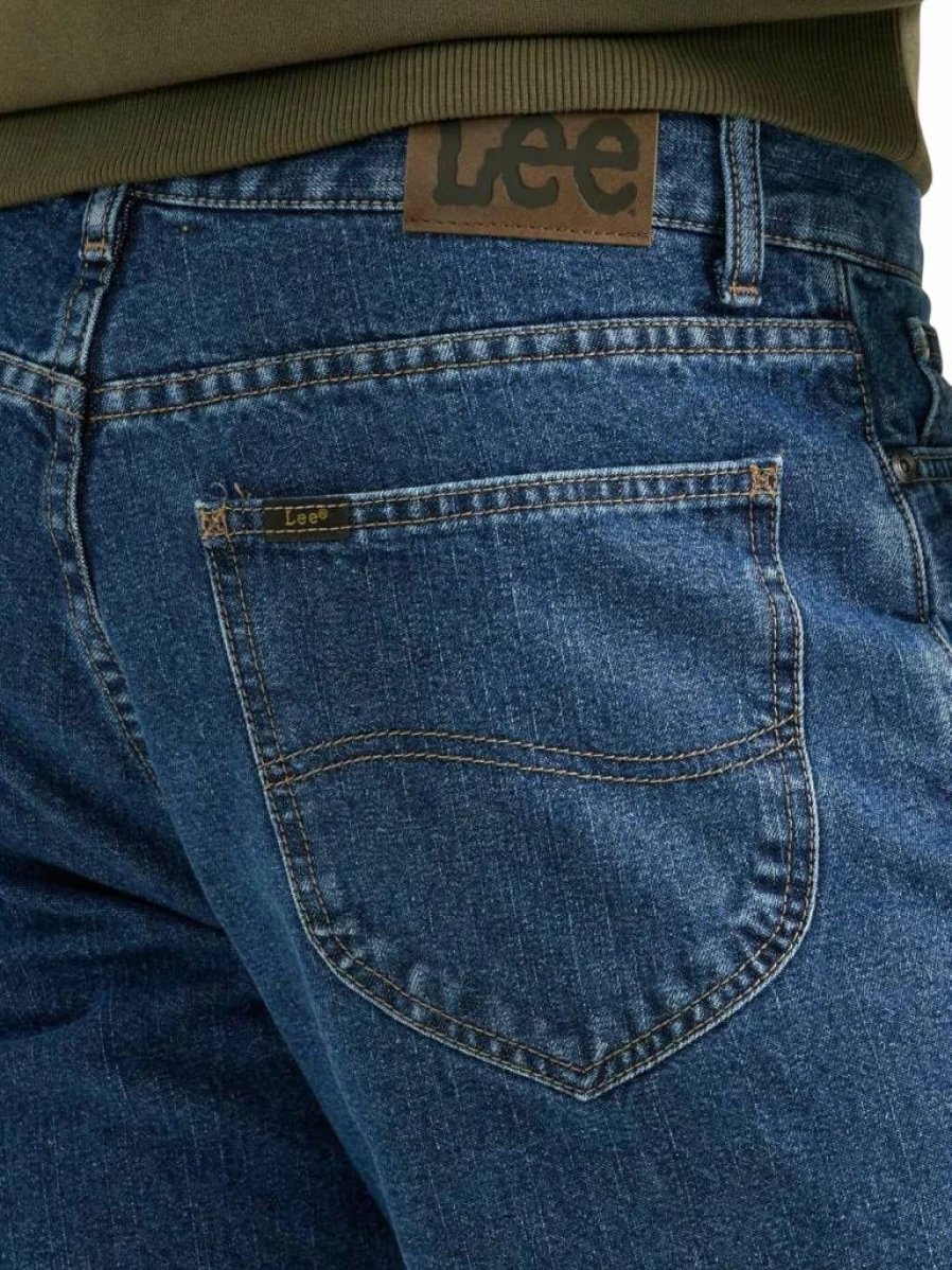 Lee Men's Relaxed Straight Fit Jeans - Classic Comfort Denim Pants for Casual Wear