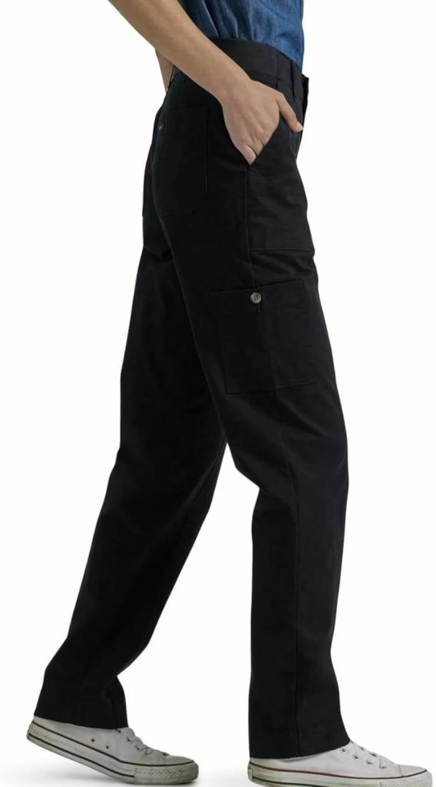 Lee Women's Petite Utility Pants with Flex-To-Go Comfort & Luxe Stretch