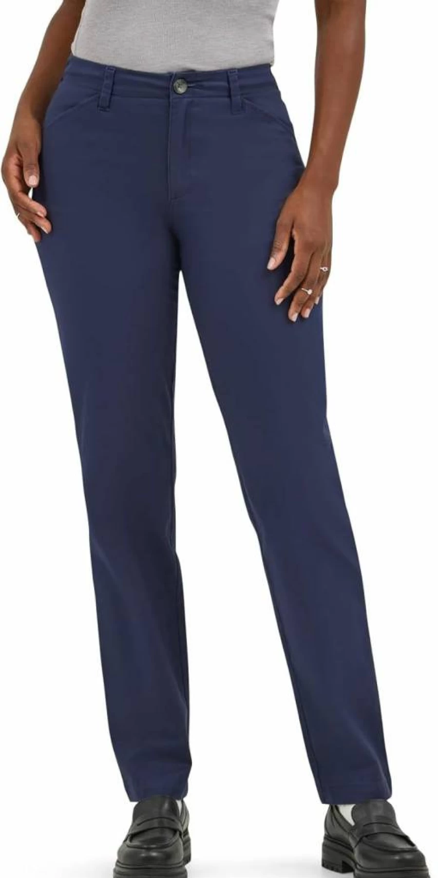 Lee Women's Legendary Chino Pants - Classic Fit Casual Trousers for Everyday Comfort
