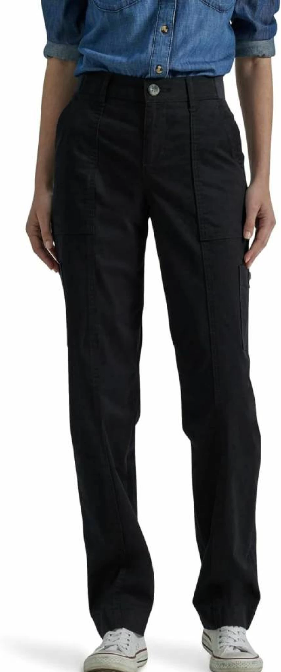 Lee Women's Petite Utility Pants with Flex-To-Go Comfort & Luxe Stretch