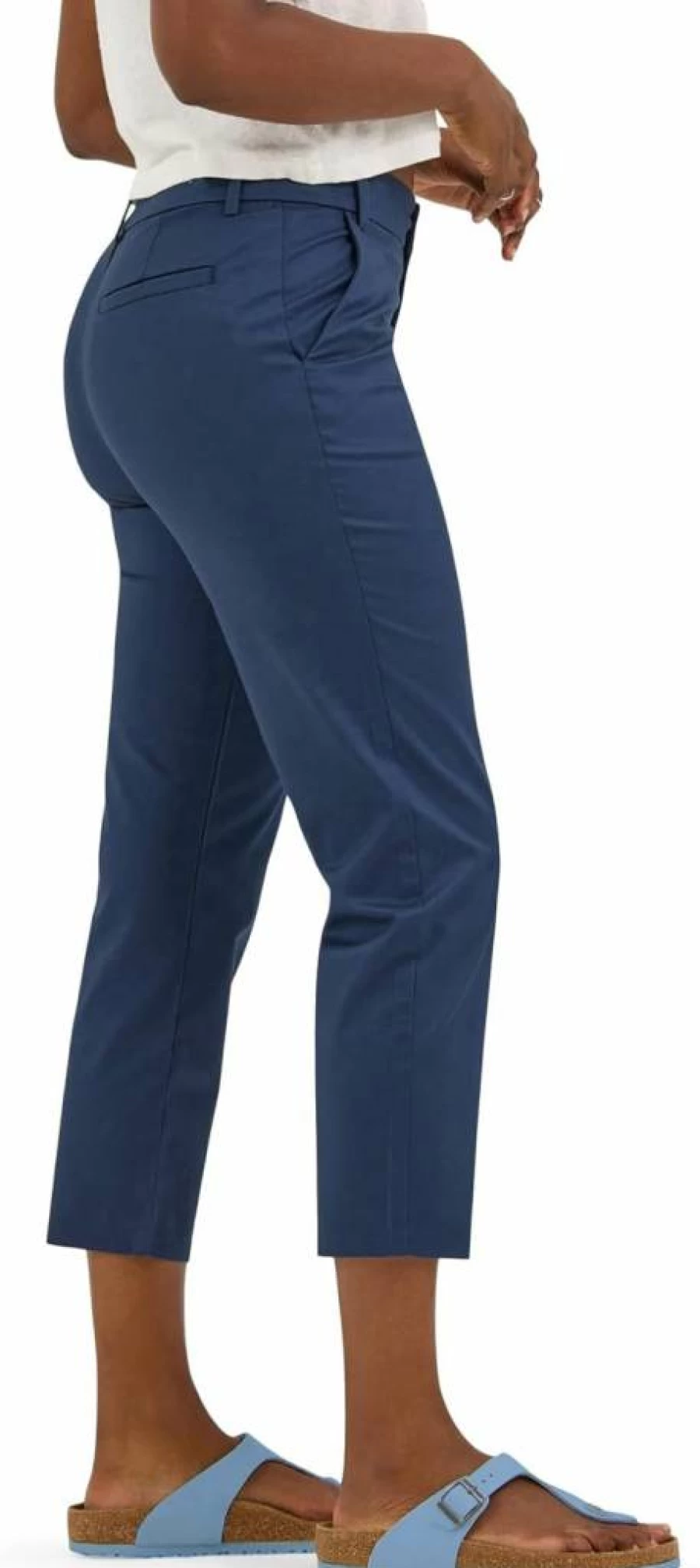 Lee Women's Wrinkle-Free 23-Inch Capri Pants - Comfort Stretch Ankle Pants for Casual Wear