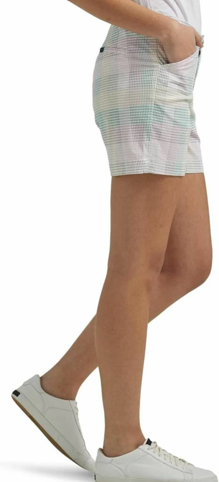 Lee Women's Classic 5-Inch Chino Shorts | Comfort Fit Stretch Twill Casual Shorts