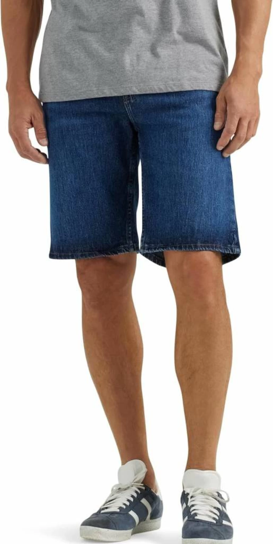 Lee Men's Relaxed Fit Denim Shorts - Classic 5-Pocket Casual Comfort