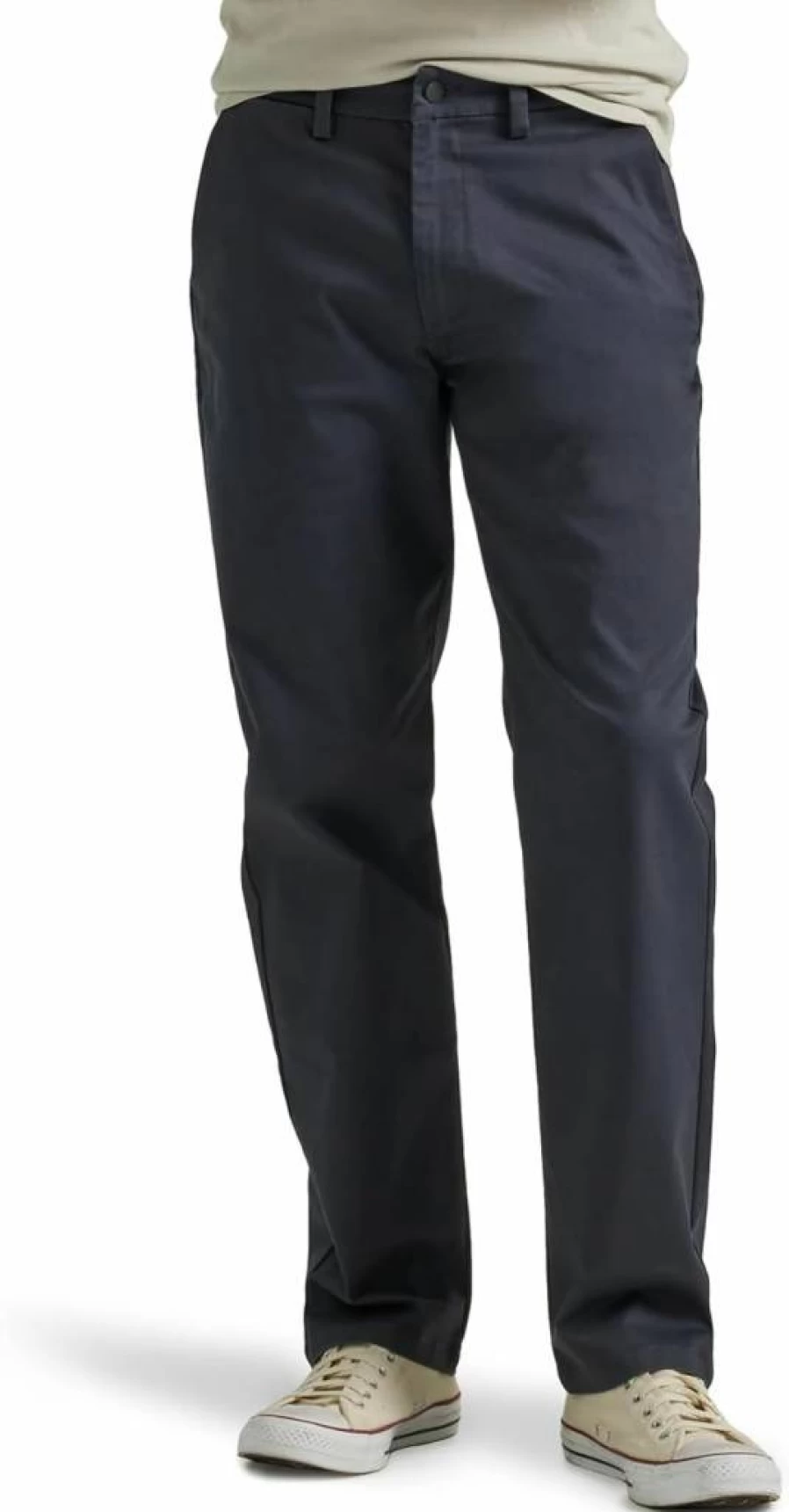 Lee Men's Relaxed Straight Fit Flat Front Casual Pants