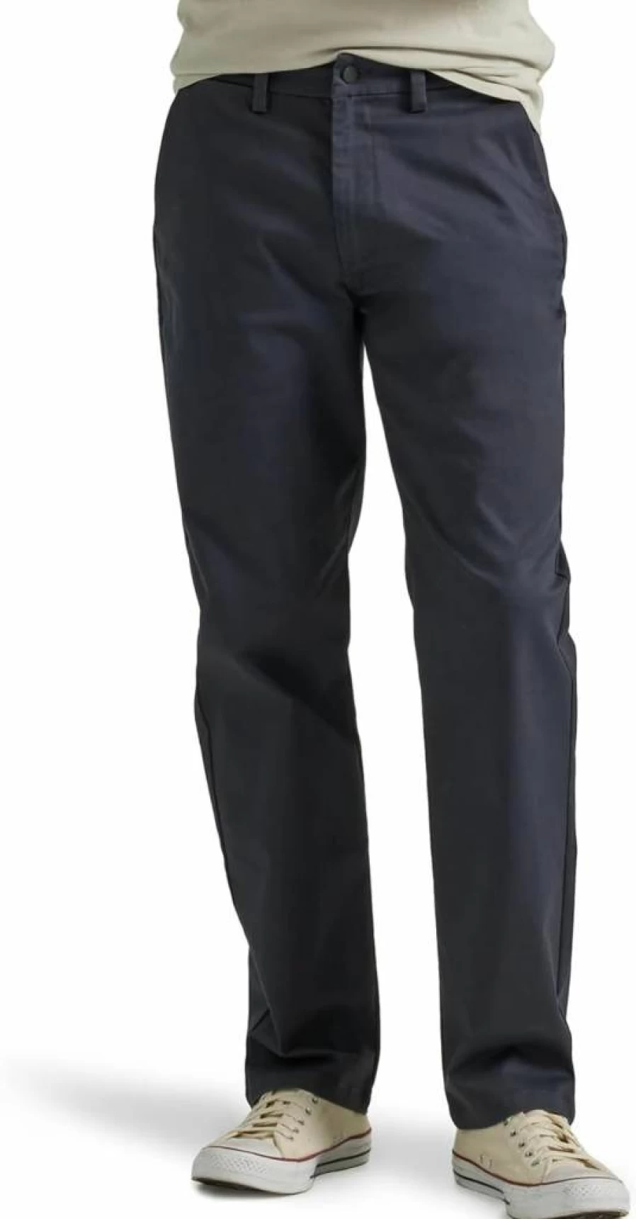 Lee Men's Relaxed Straight Fit Flat Front Casual Pants