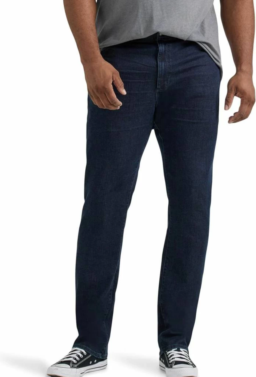 Lee Men's Big & Tall Athletic Fit Stretch Denim Jeans for Comfort & Mobility