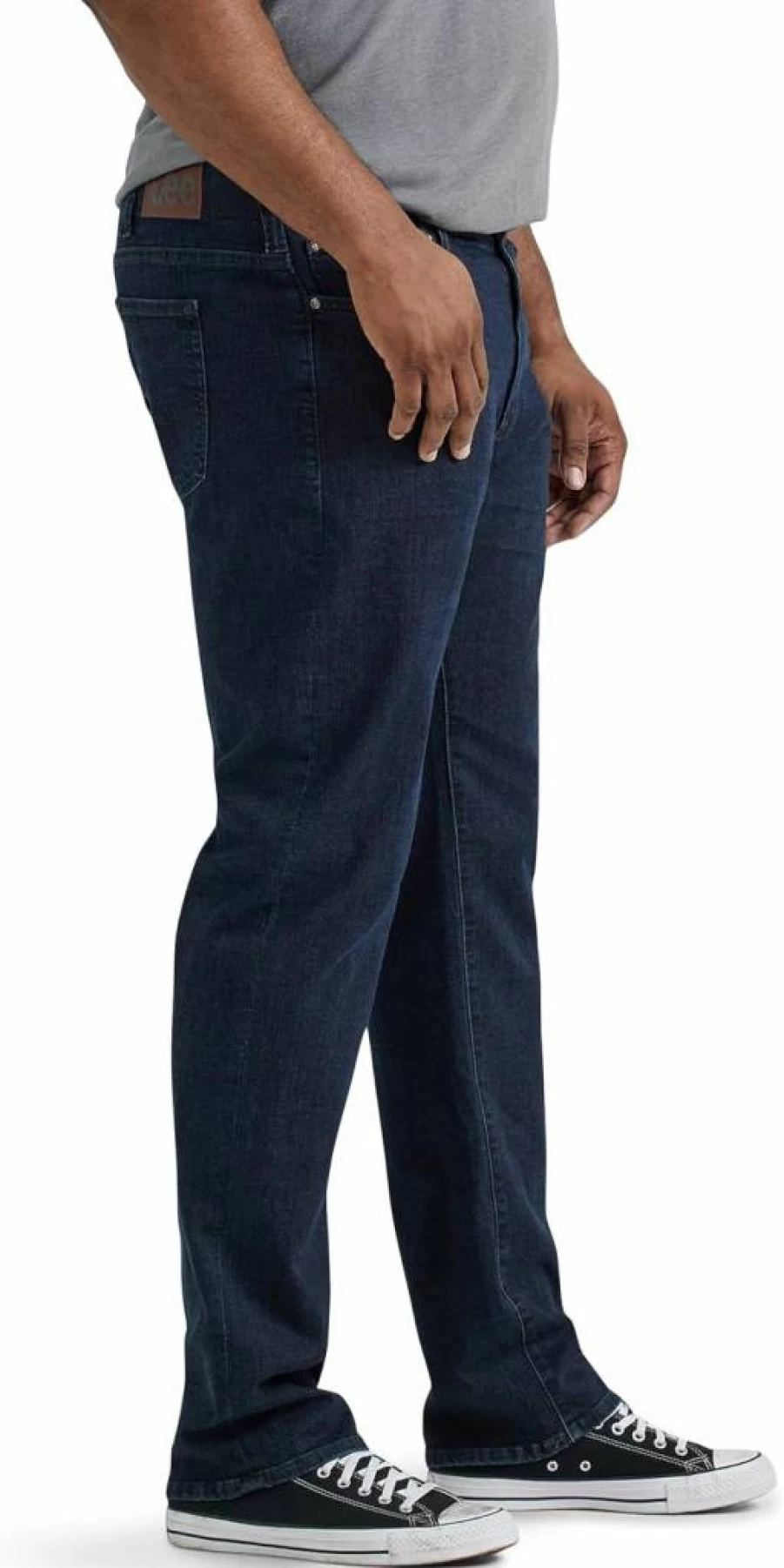 Lee Men's Big & Tall Athletic Fit Stretch Denim Jeans for Comfort & Mobility