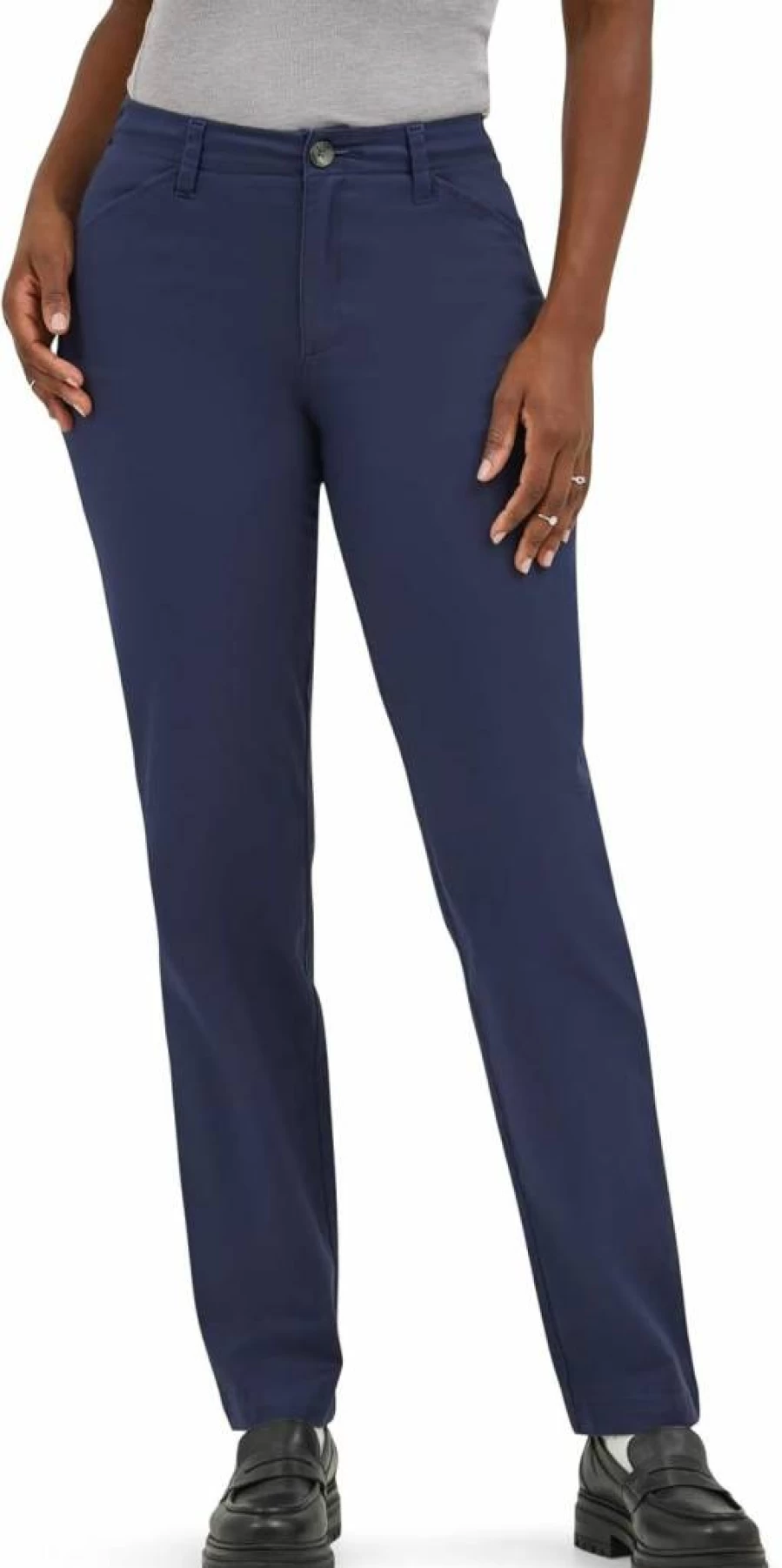 Lee Women's Legendary Chino Pants - Classic Fit Casual Trousers for Everyday Wear