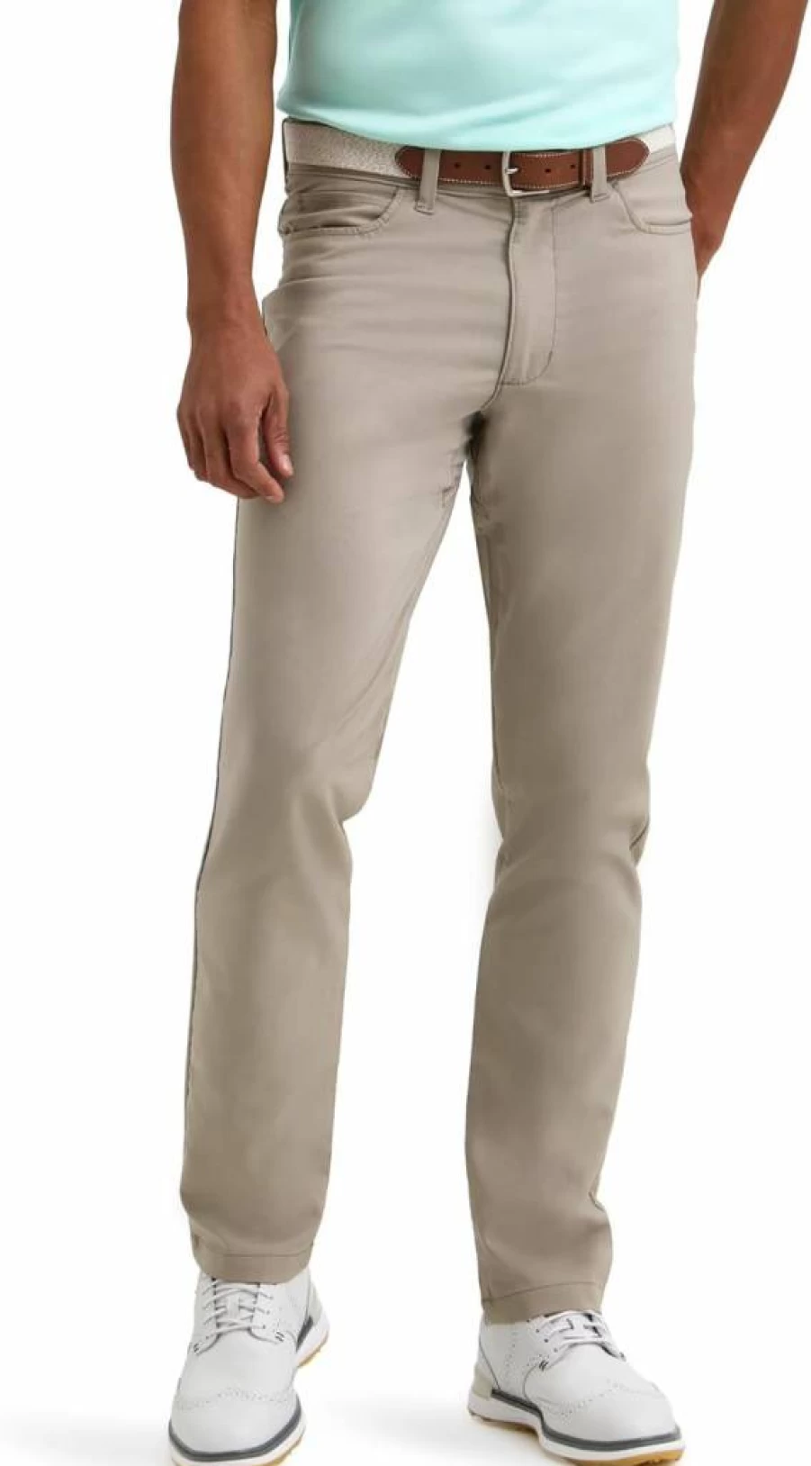 Lee Men's Golf 5-Pocket Stretch Synthetic Long Pants for Comfort & Performance